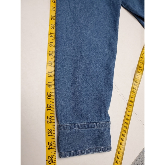 Turtle bay NY denim Shirt women size L - Picture 8 of 8